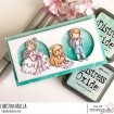 TINY TOWNIE WEDDING TRIO RUBBER STAMP SET (includes 3 stamps)